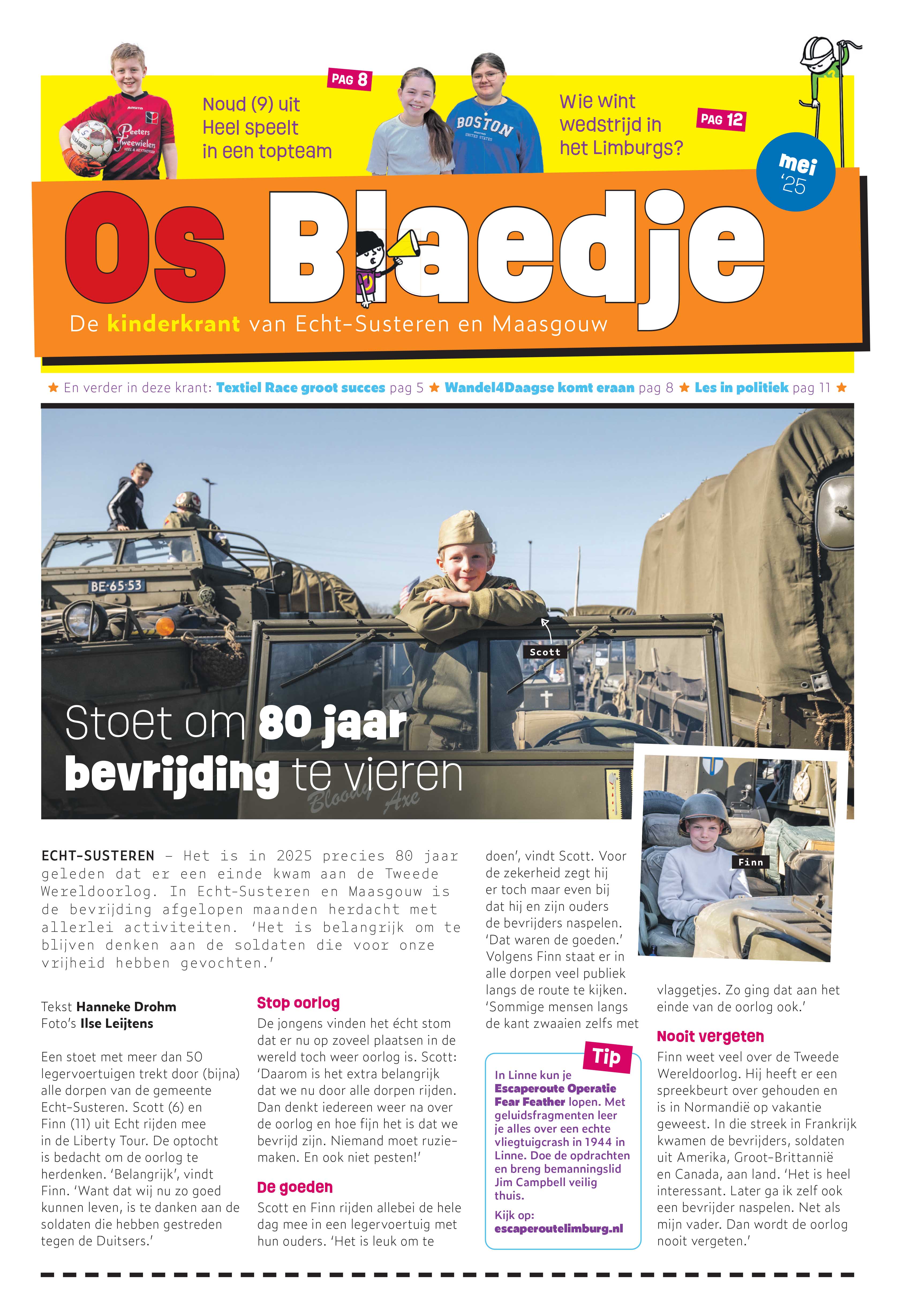 Os blaedje - kinderkrant Echt-Susteren en Maasgrouw - september 2023