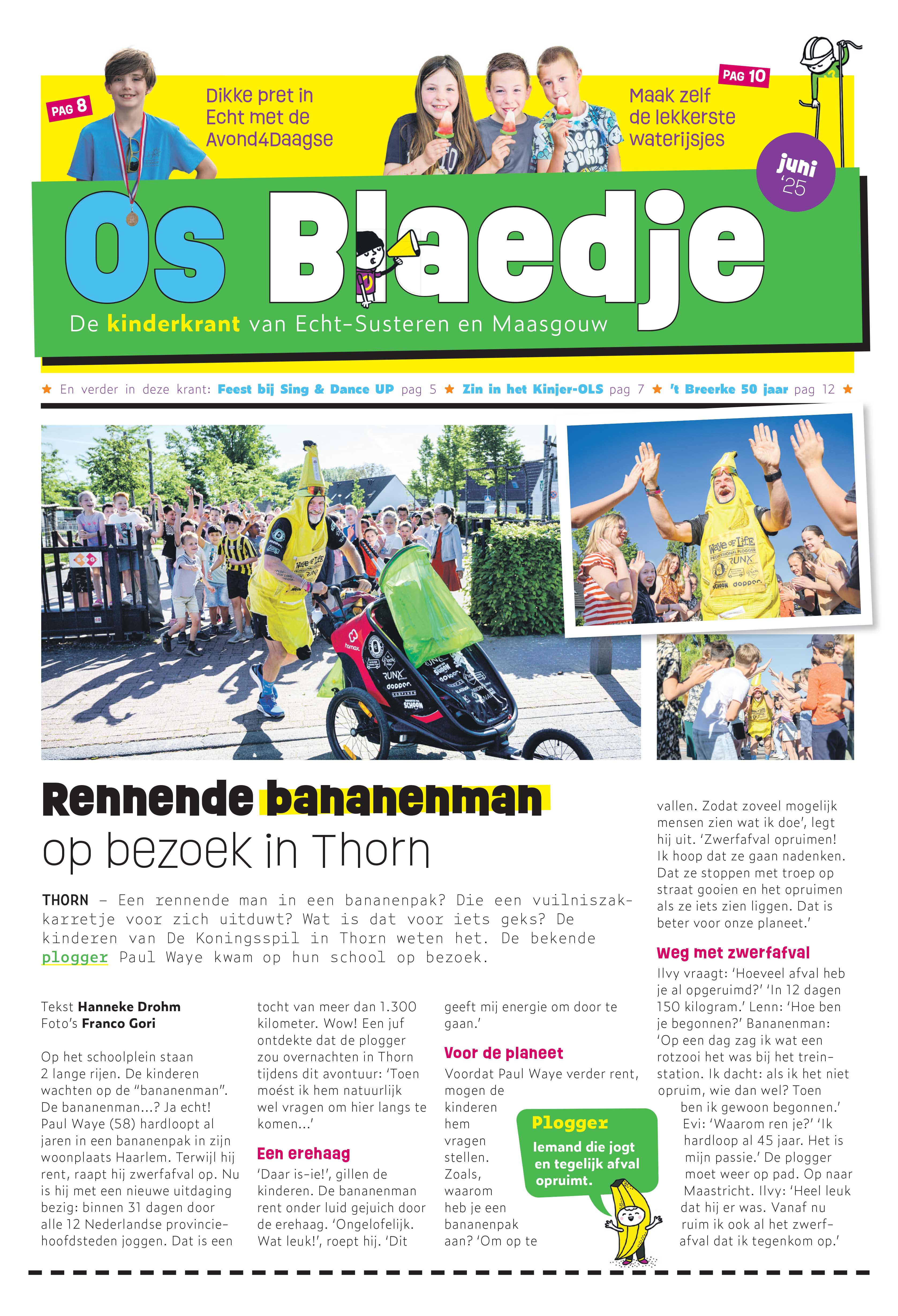 Os blaedje - kinderkrant Echt-Susteren en Maasgrouw - september 2023