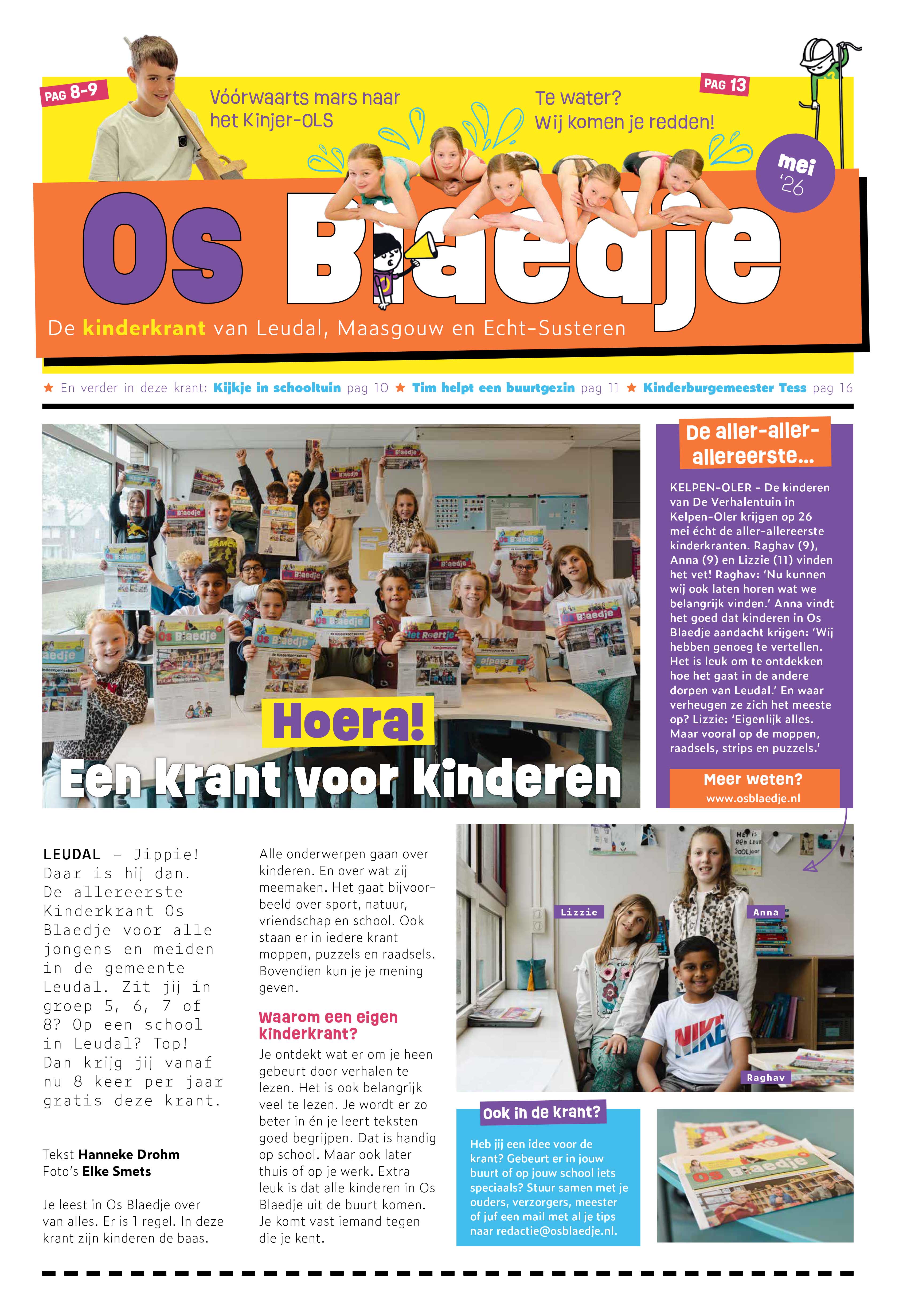 Os blaedje - kinderkrant Echt-Susteren en Maasgrouw - september 2023