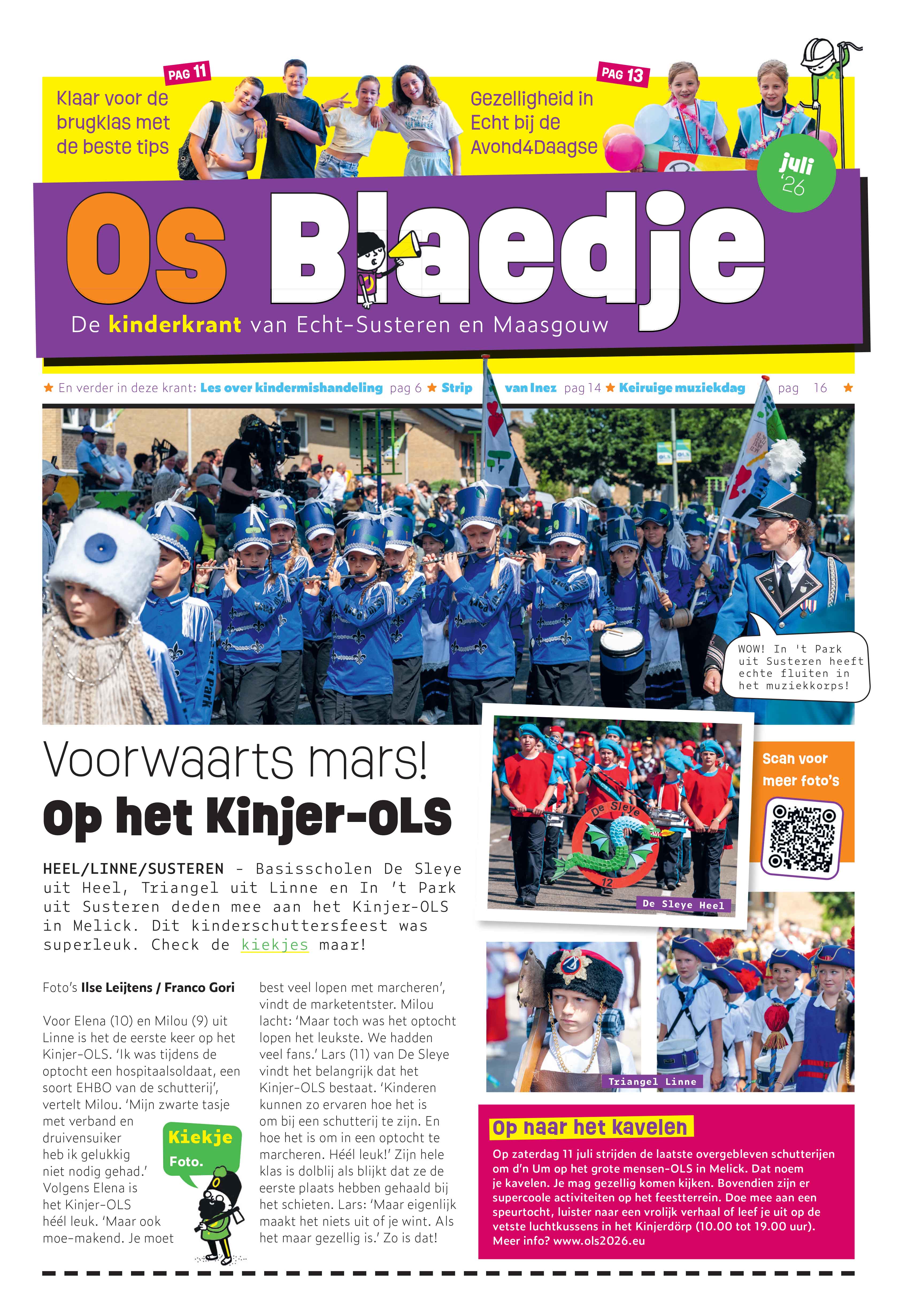 Os blaedje - kinderkrant Echt-Susteren en Maasgrouw - september 2023